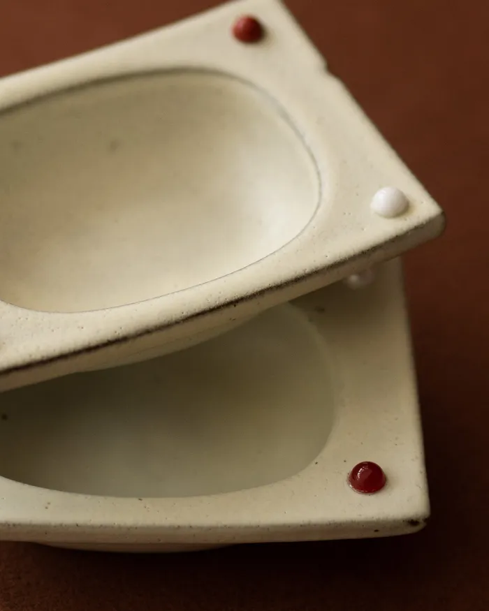 Earrings MYJN 001 Kamenozoki Miniature Tray