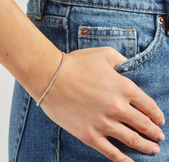 Bracelets 4Prong Tennis Bracelet Jennifer Meyer