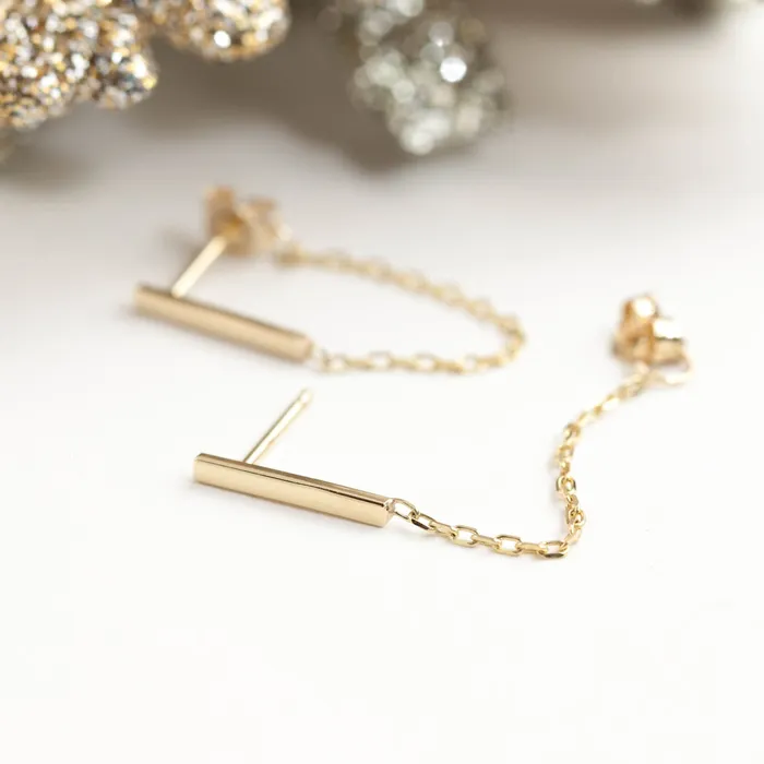 Envero Jewelry Earrings Bar Chain Dangle Earrings