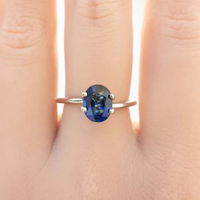 Envero Jewelry Rings 221ct Oval Cut Blue Sapphire SO211 Envero Jewelry Rings 221ct Oval Cut Blue Sapphire SO211