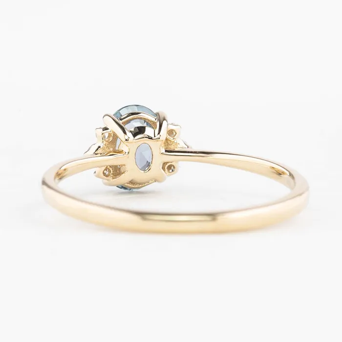 Envero Jewelry Rings Lena Ring 067ct Light Blue Madagascar Sapphire 14K Yellow Gold One of a kind Envero Jewelry Rings Lena Ring 067ct Light Blue Madagascar Sapphire 14K Yellow Gold One of a kind