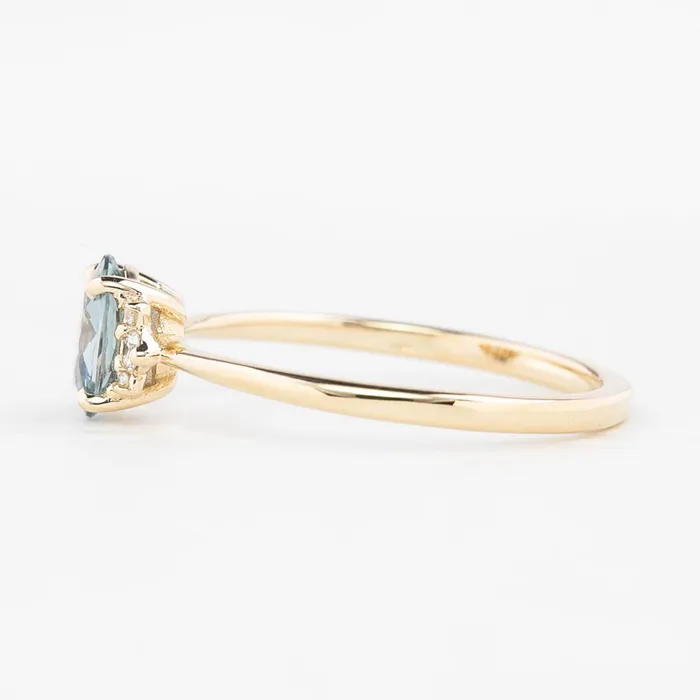 Envero Jewelry Rings Lena Ring 067ct Light Blue Madagascar Sapphire 14K Yellow Gold One of a kind Envero Jewelry Rings Lena Ring 067ct Light Blue Madagascar Sapphire 14K Yellow Gold One of a kind