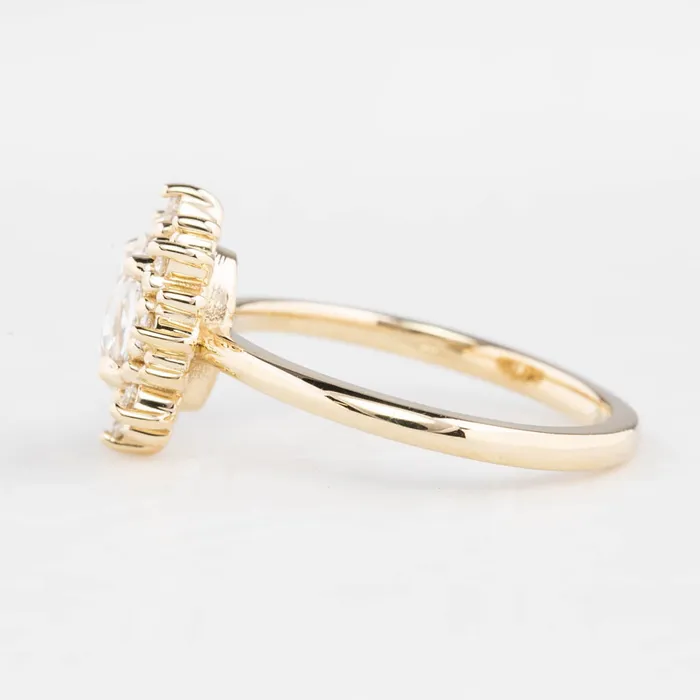Envero Jewelry Victoria Ring 049ct Oval Rose Cut Diamond 14K Yellow Gold One of a kind Rings Envero Jewelry Victoria Ring 049ct Oval Rose Cut Diamond 14K Yellow Gold One of a kind Rings
