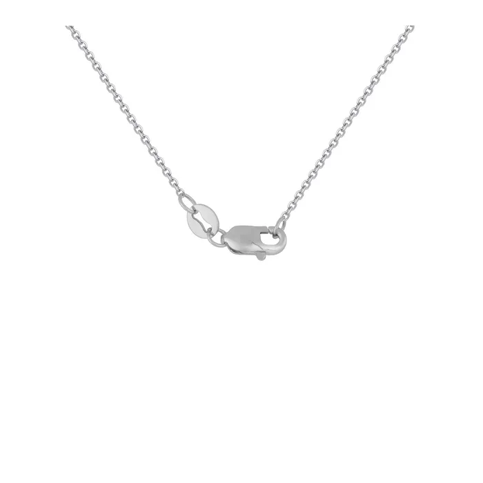 MayaMila Necklaces Diamond Heart Design Pendant in 14k White Gold