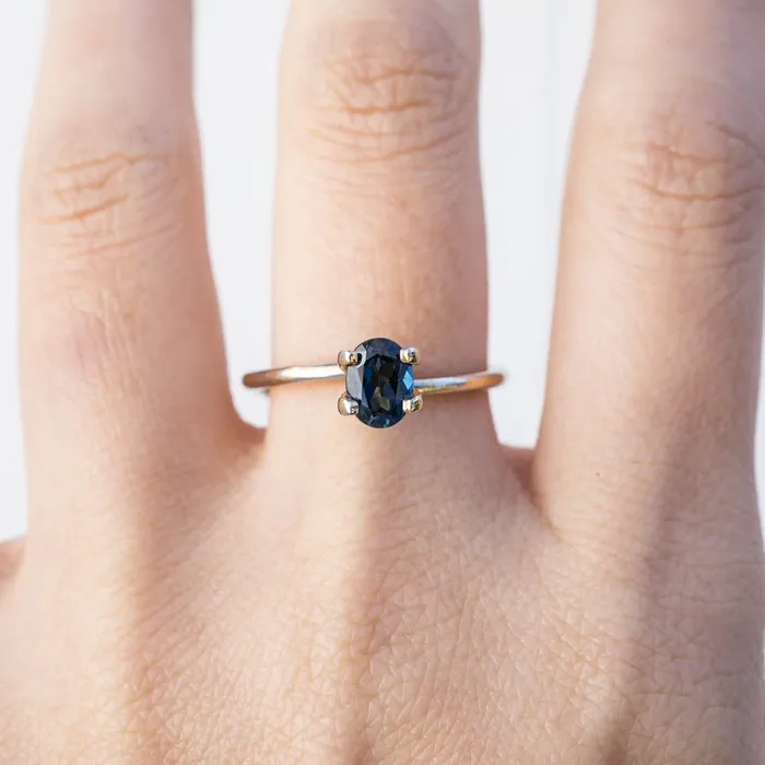 Rings Envero Jewelry 090ct Oval Cut Deep Teal Blue Queensland Sapphire SO254 Rings Envero Jewelry 090ct Oval Cut Deep Teal Blue Queensland Sapphire SO254