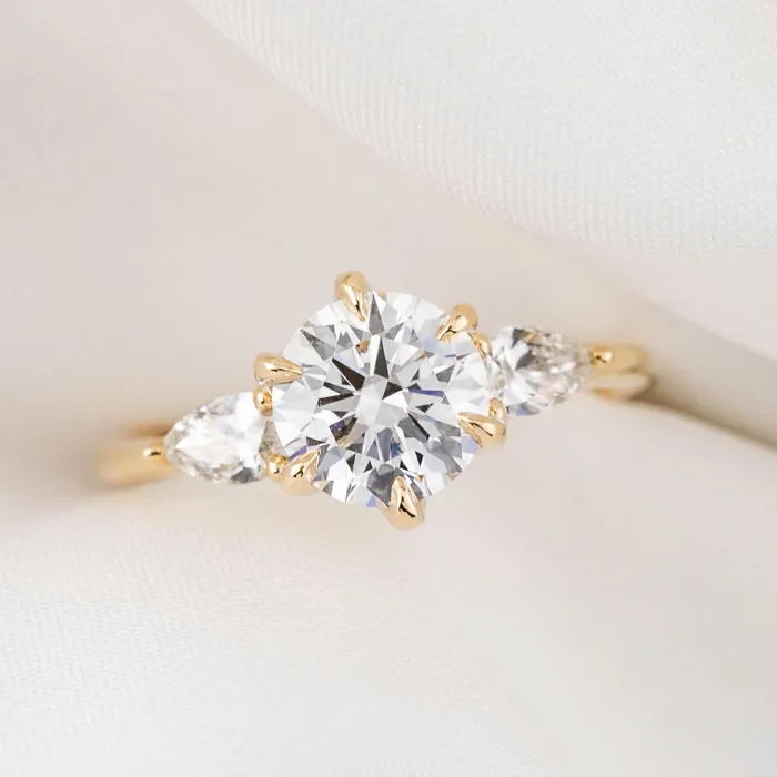 Rings Envero Jewelry Claire Ring IGI Certified 133ct Lab Diamond 14k Yellow Gold One of a kind Rings Envero Jewelry Claire Ring IGI Certified 133ct Lab Diamond 14k Yellow Gold One of a kind