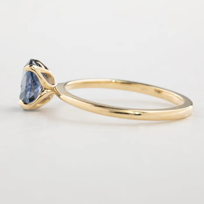 Sara Ring 121ct Blue Montana Sapphire 14k Yellow Gold One of a kind Envero Jewelry Rings Sara Ring 121ct Blue Montana Sapphire 14k Yellow Gold One of a kind Envero Jewelry Rings