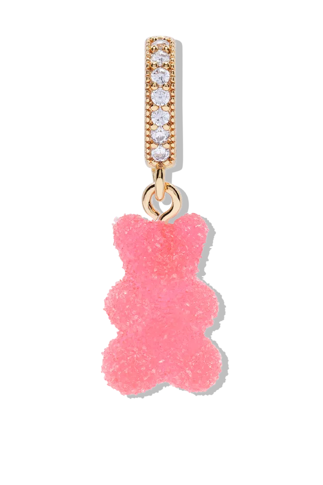 Crystal Haze Jewelry EU Rings Fizzy Nostalgia Bear Pave connector Cherry
