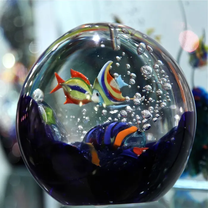 Earrings Alberto Don Rounded Aquarium Earrings Alberto Don Rounded Aquarium