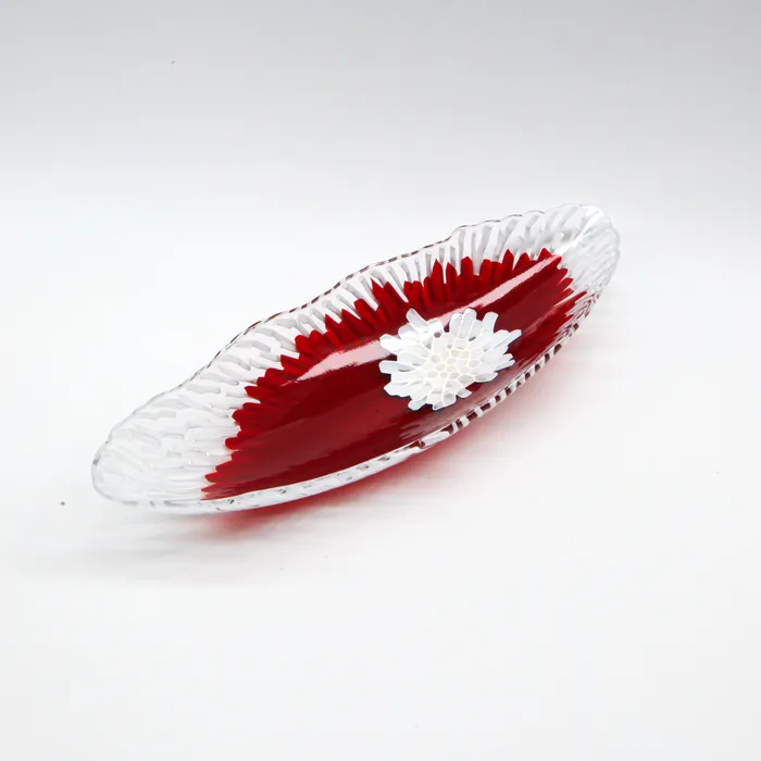 Earrings Alfier Maurizio Murano glass Flow plate Earrings Alfier Maurizio Murano glass Flow plate