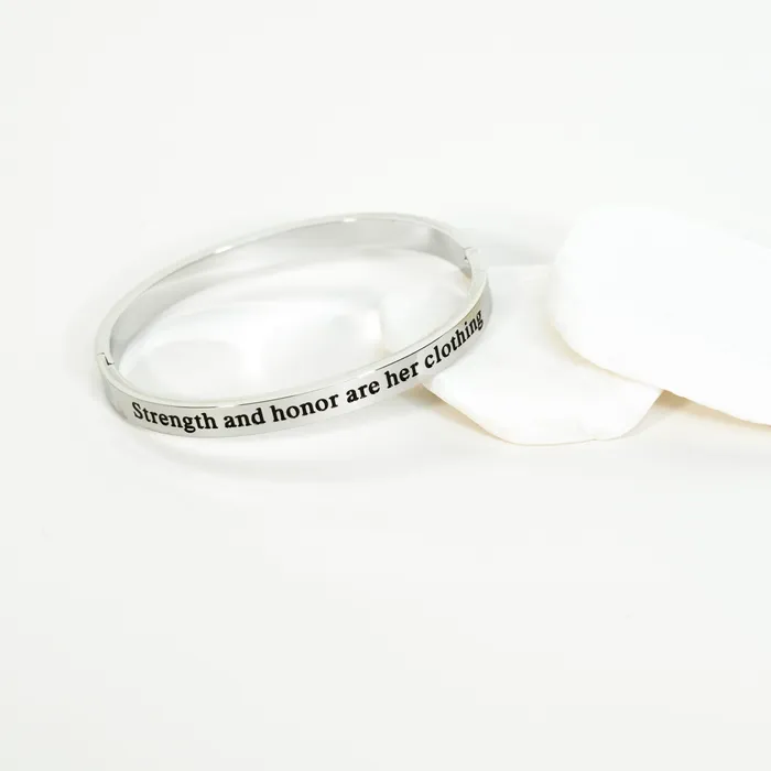 Forever Truth Bracelets Strength And Honor Bangle Bracelet