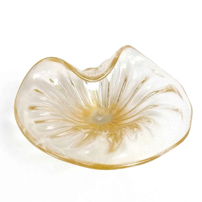 Gold Leaf Classic Centerpiece Murano Glass Alberto Don Earrings Gold Leaf Classic Centerpiece Murano Glass Alberto Don Earrings