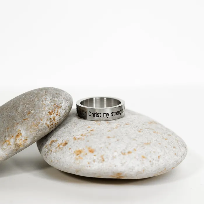 I Can Do All Things 3 Stone Ring Forever Truth Rings