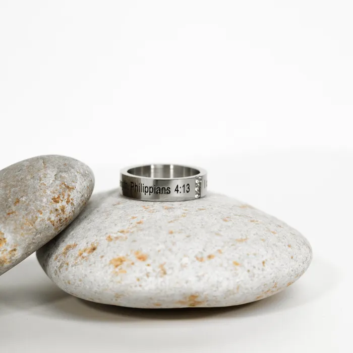 I Can Do All Things 3 Stone Ring Forever Truth Rings