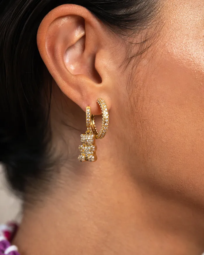 Infinity Hoops Clear Crystal Haze Jewelry Rings Infinity Hoops Clear Crystal Haze Jewelry Rings