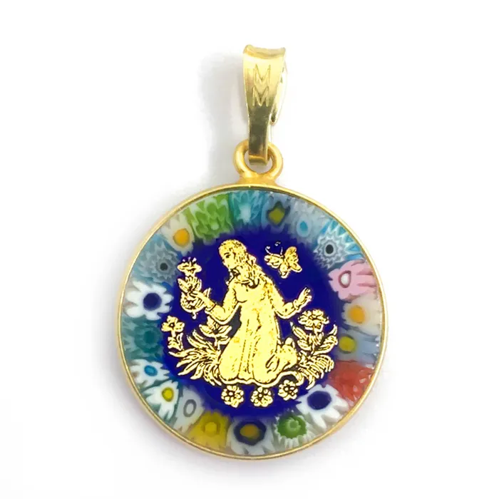 MuranoVItrum Necklaces Murrina pendant with Zodiac