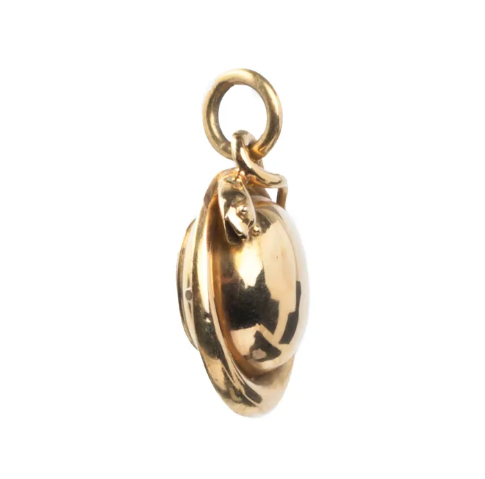Necklaces Bell Bird Antiques Early Victorian Era Snake Locket