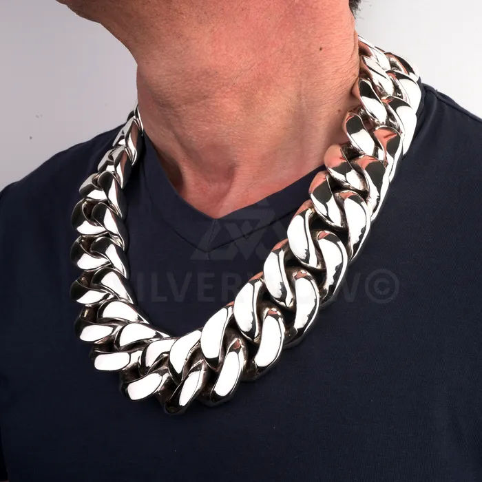 Necklaces silverwow 35mm Curb Necklace Chain