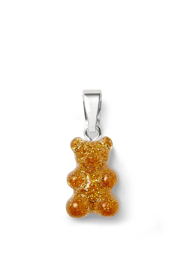Nostalgia bear Classic connector Silver plated 24k Crystal Haze Jewelry Rings
