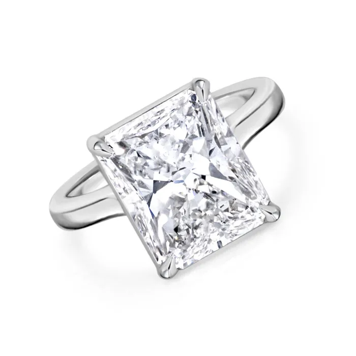 Polachecks Collection Rings Radiant Cut Solitaire Diamond Ring 627ct