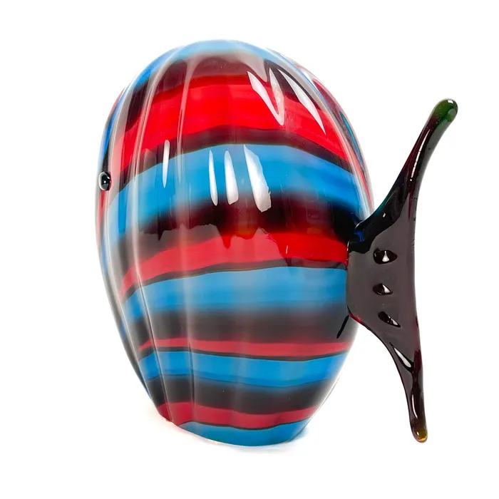Rings MuranoVitrum Red Fish Costantini Red and Blue