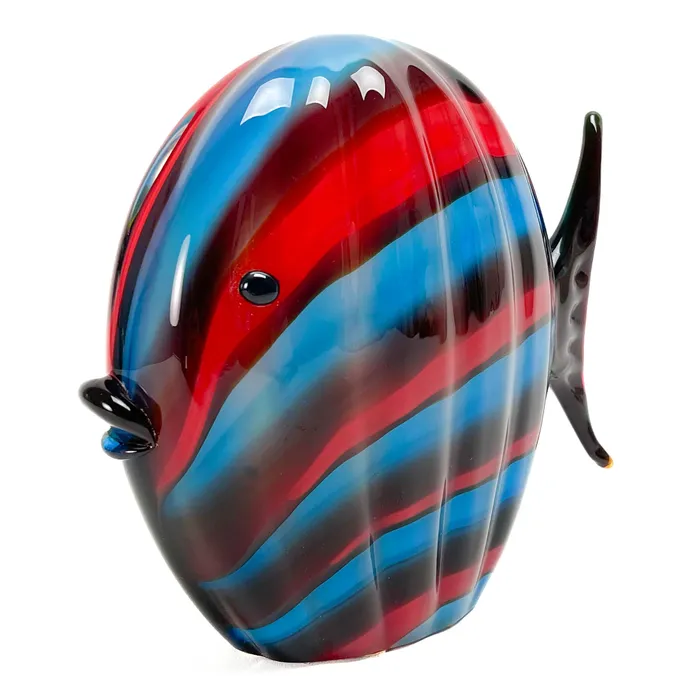 Rings MuranoVitrum Red Fish Costantini Red and Blue
