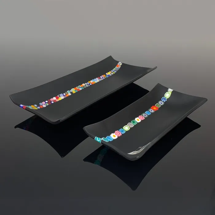 Rings Ragazzi C Rectangular Black Trinket Tray