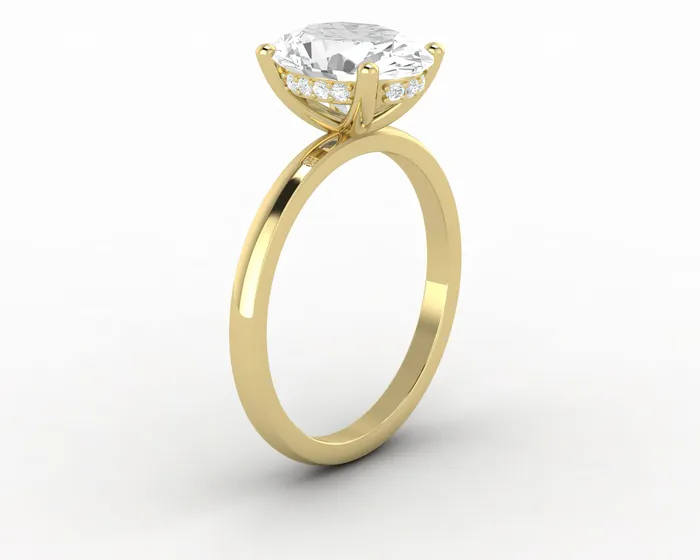 Rings Sapheena Jewelry Luce 20 Ct Oval Cut Engagement Ring