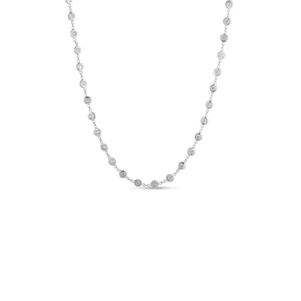 ROBERTO COIN Diamonds by the Inch Collection White Gold Diamond Necklace Necklaces ROBERTO COIN Diamonds by the Inch Collection White Gold Diamond Necklace Necklaces