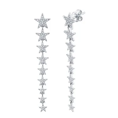 SHY CREATIONS Earrings 051CT DIAMOND STAR EARRING