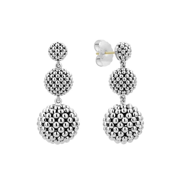 Signature Caviar Caviar Drop Earrings LAGOS Earrings