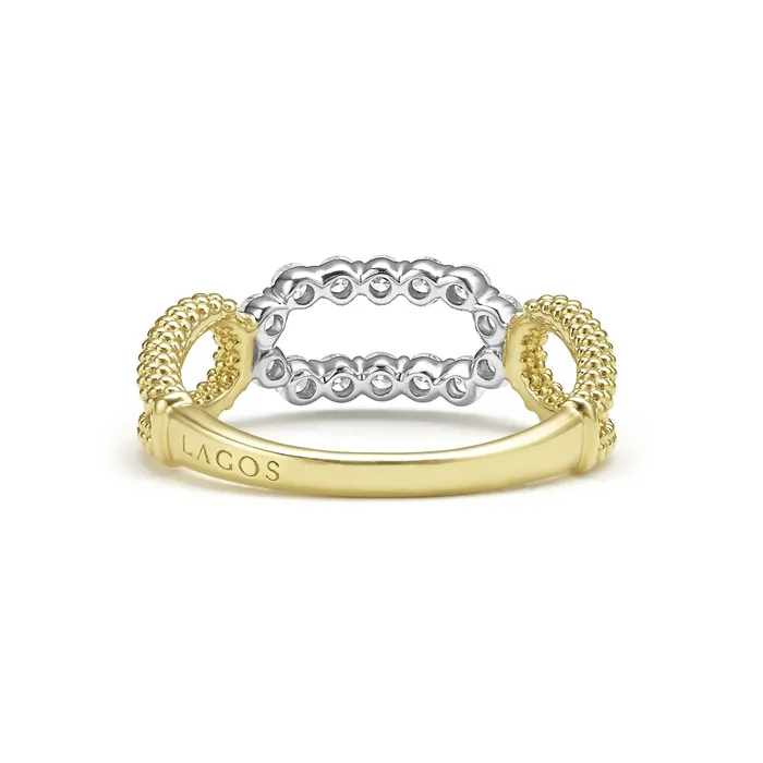 Signature Caviar Superfine Diamond Oval Ring LAGOS Rings