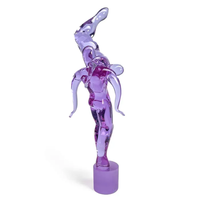 Tagliapietra Andrea Earrings Acrobats Murano Glass
