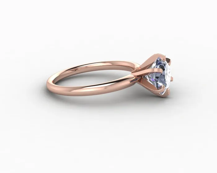 Vega 20 Ct Solitaire Round Cut Grey Moissanite Engagement Ring Sapheena Jewelry Rings